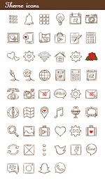 Wallpaper Rose Heart Theme