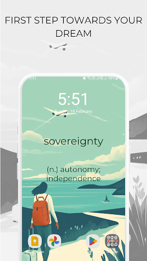 Android application IELTS Vocabulary Wallpaper screenshort