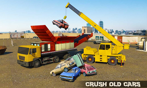 Old Car Crusher Crane Operator & Dump Truck Driver v1.6 MOD APK(Unlimited Money)Free For Android 1