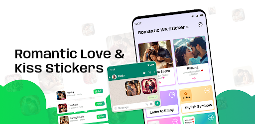 Romantic Love & Kiss Stickers