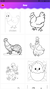 Chicken coloring