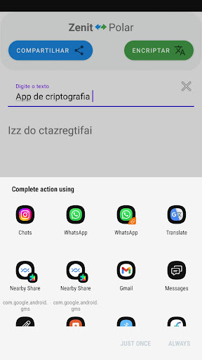 Zenit-Polar Translator Screen 3