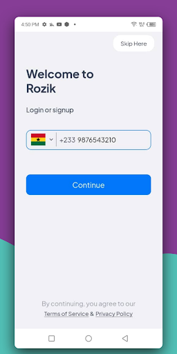 Android application Rozik screenshort