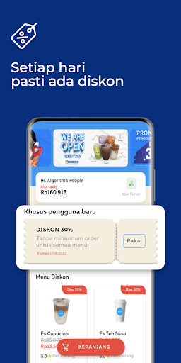 Android application Warung Algoritma - #pastiHEMAT screenshort