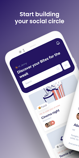 Android application Bite - Build your social life screenshort