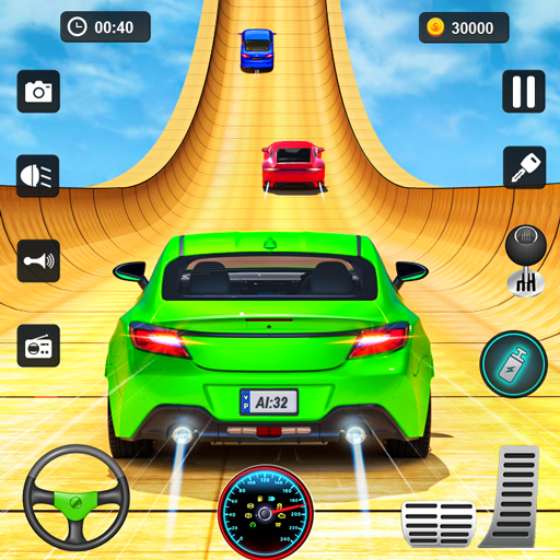 Impossible Car Stunt Racing (All Cars Unlocked) Mega Ramp Amazing Car  Tracks - Android Gameplay 