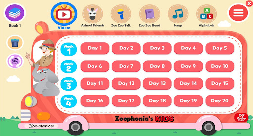 Android application Zoophonia's KIDS - 쥬포니아 키즈 screenshort