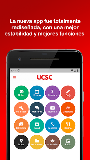 UCSCMóvil Screen 3