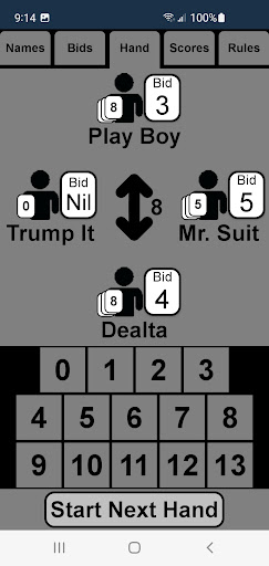 Spades Scorekeeper Screen 3
