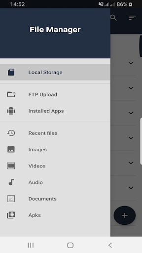 Android application Smart File Manager screenshort