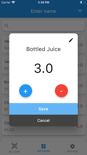 Inventory Manager for Clover Screen 2