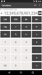 Calculator with many digit Unknown