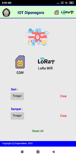 Android application IOT Diponegoro screenshort