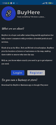 Android application BuyHere screenshort
