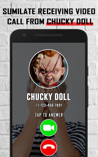 Scary Chucky Doll video call Screen 3