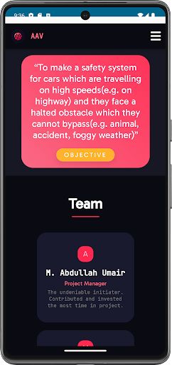 AAV Project Screen 2