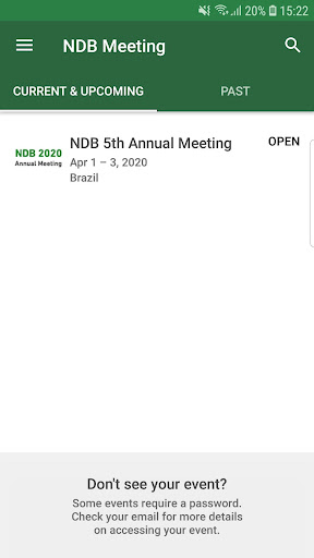 NDB Annual Meeting Screenshot 1 - AppWisp.com