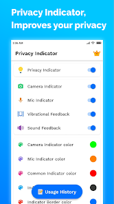 Captura de Pantalla 2 Privacy Indicator android