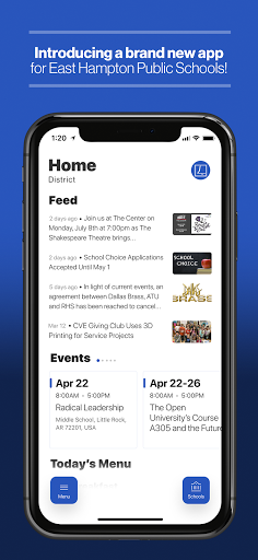 Android application East Hampton Public Schools screenshort