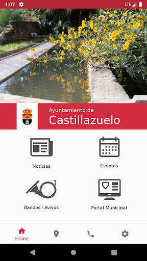 Android application Ayuntamiento de Castillazuelo screenshort