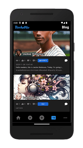 Ticchettio: AI Chat, Image gen Screen 2