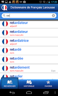 French Larousse dictionary Screenshot