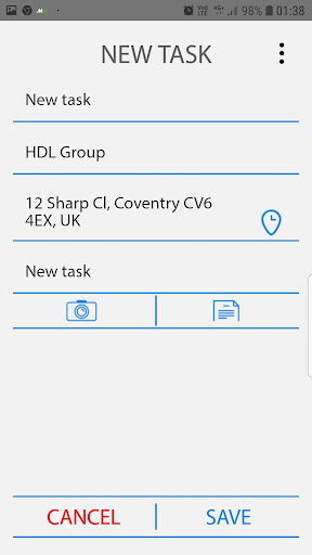 Taskerium Customer Portal Screen 2