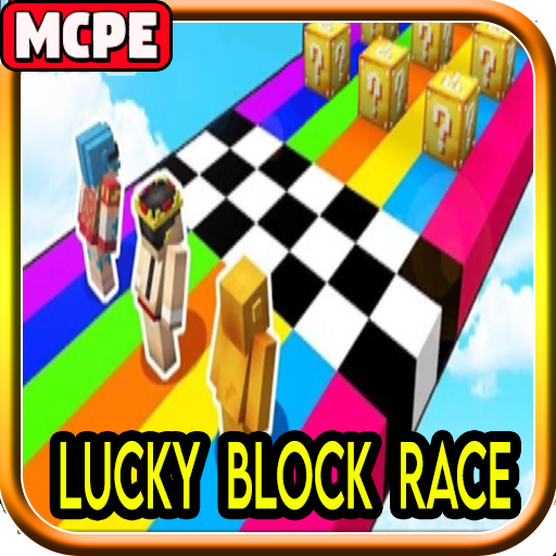 Lucky Block Race Minigame for Minecraft PE