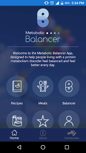 Android application Metabolic Balancer screenshort