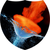 Blast of fire and water LWP icon