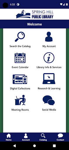 Android application Spring Hill Public Library screenshort