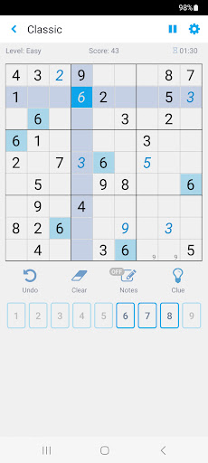Android application Sudoku 4 All 3 types of Sudoku screenshort