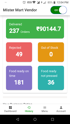 Mister-Mart Vendor Screen 3
