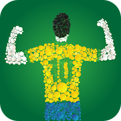Aplicativo com jogo para adivinhar nomes de estrelas do futebol