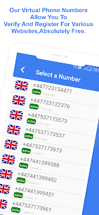Temp Number – Free Virtual Phone Numbers Apk 5