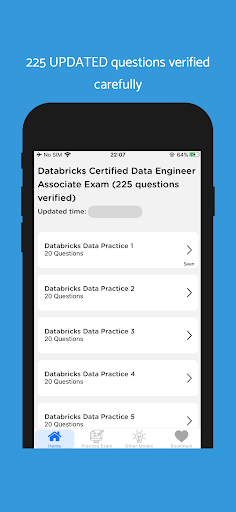 Android application Databricks Data Engineer 2024 screenshort