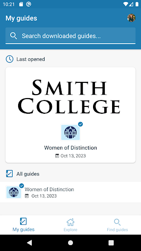 Smith College Admission Events Screen 3