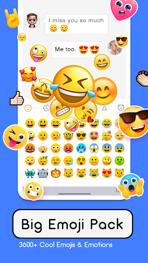 Keyboard themes : fonts, emoji screenshot