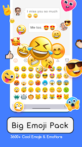 Screenshot 4 Keyboard themes - fonts, emoji android