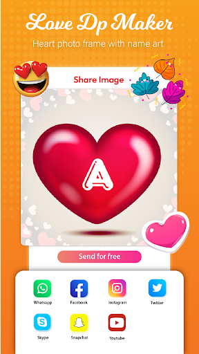 Love Name Letter Art DP maker Screen 2