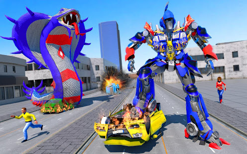 US Police Snake Robot Shooting Games(圖2)-速報App