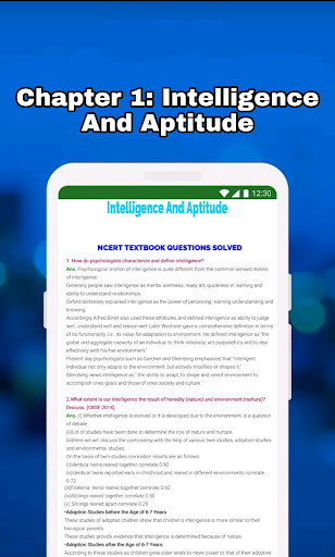 Class 12 Psychology Solution Screen 3