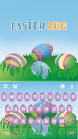 screenshot of Easter Eggs Keyboard Theme