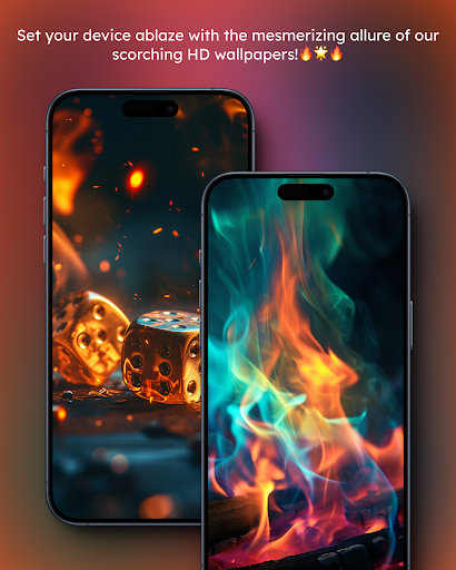 Fire Wallpaper 2024 Screen 3