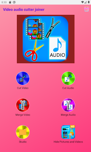 Android application Video Audio Cutter Joiner screenshort