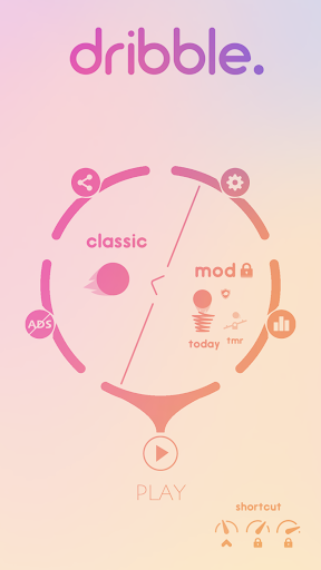 Android application Dribble. screenshort