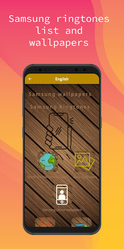 Android application Samsung wallpapers & ringtones screenshort