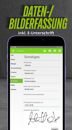 dataPad Formular-App Screen 3
