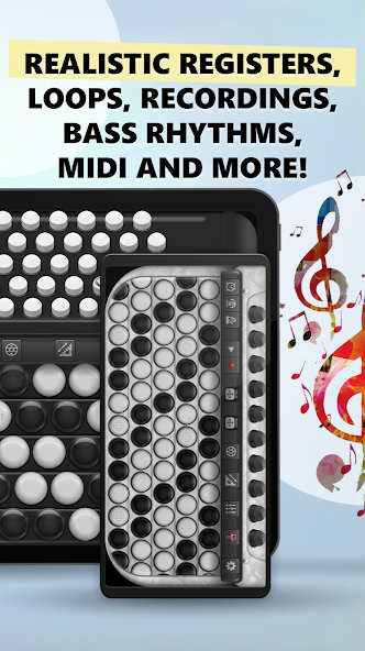 Accordion Chromatic Button 4.0 APK + Mod (Unlocked) for Android