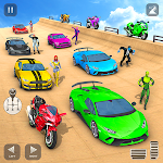 Cover Image of Download Mega Ramp Superhero Car Game  APK
